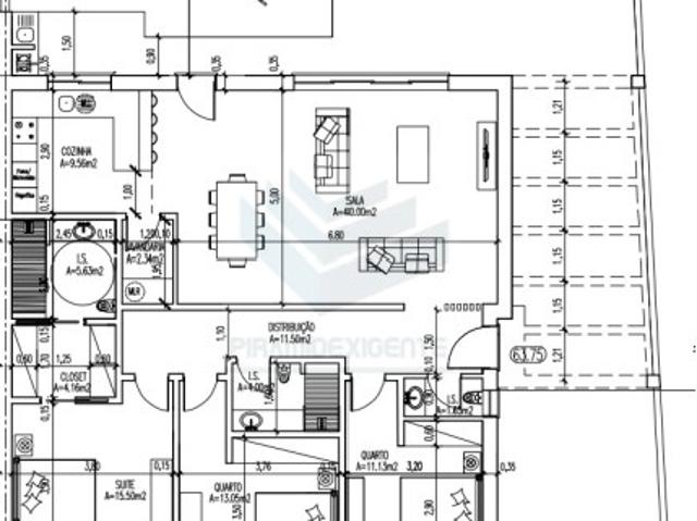 Moradia Térrea, 50m2 área social, Piscina Pinhal General