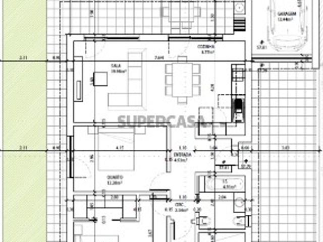 Moradia Térrea T3, isolada em fase de construção com garagem, no Pinhal General