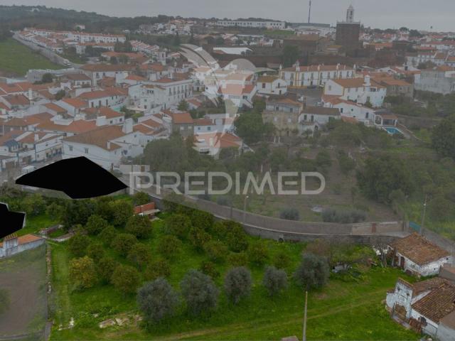 Moradia Típica Alentejana T2 + T2 com pomar no centro do Alandroal com 2.659 m2