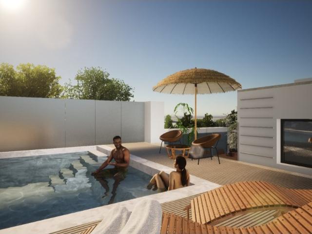 Moradia V3 c/piscina rooftop Bemposta em construção