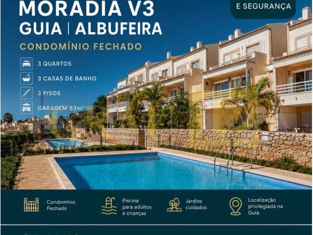 Moradia V3 em Condomínio Fechado com Piscina | Algarve
