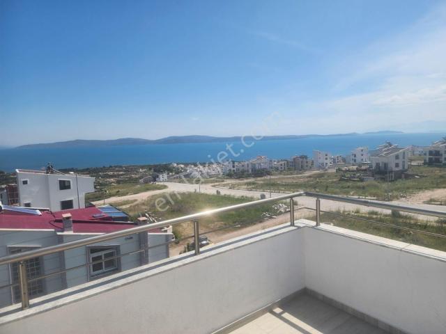 Mordoğan Emlaktan Deniz Manzaralı Isı Pompalı 2+1 Kiralık Daire