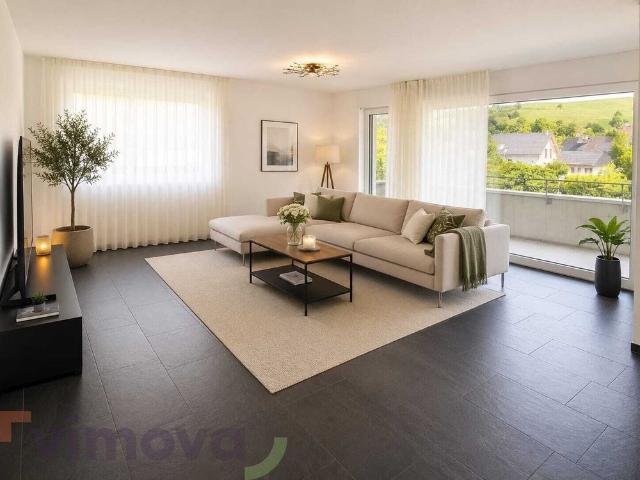 More space to live: Modern apartment with XXL balcony