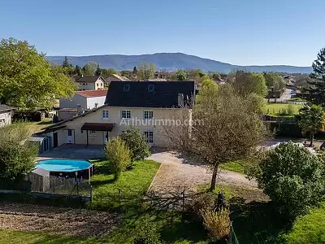 Morestel 38510 Achat / Vente maison 7 pièces t7 piscine