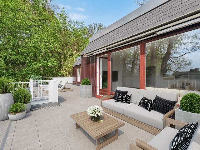 Morgenkaffee mit Elbblick Ihr neues Zuhause mit großer Dachterrasse in Blankenese