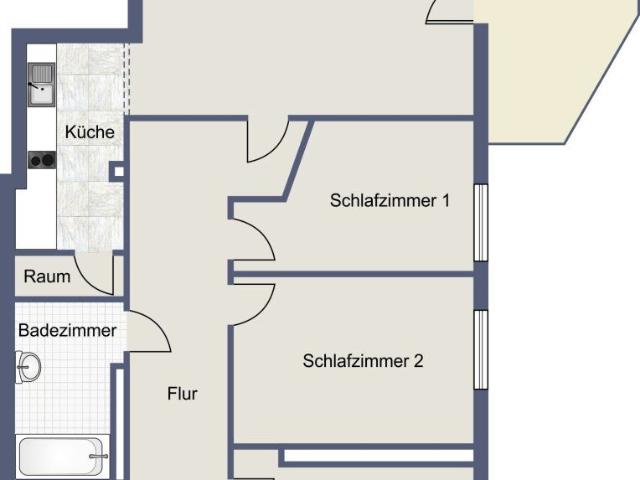 Morgenstund: 4 Zimmer Wohnung mit Ostterrasse