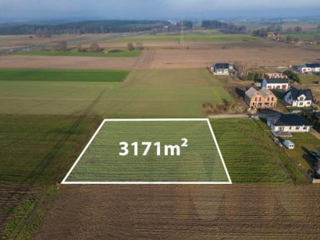 Mórkowo, 3171 m² Działka
