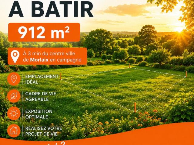 Morlaix Vente Terrain 29