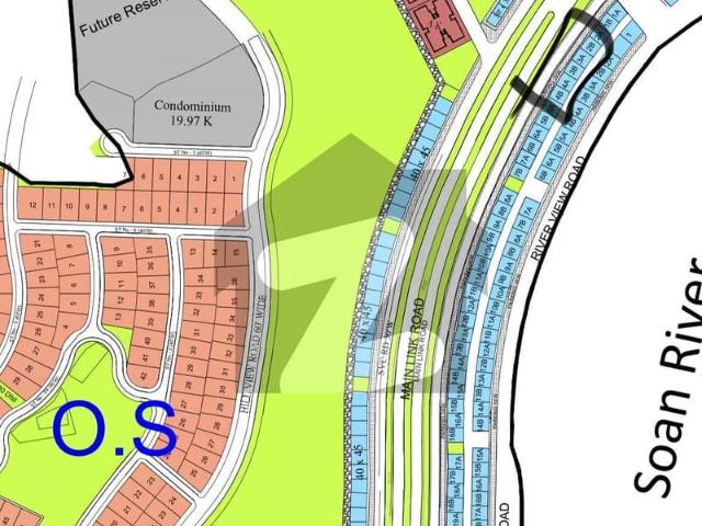 Most Elite Commercial Plot Of DHA 4 on Instalments