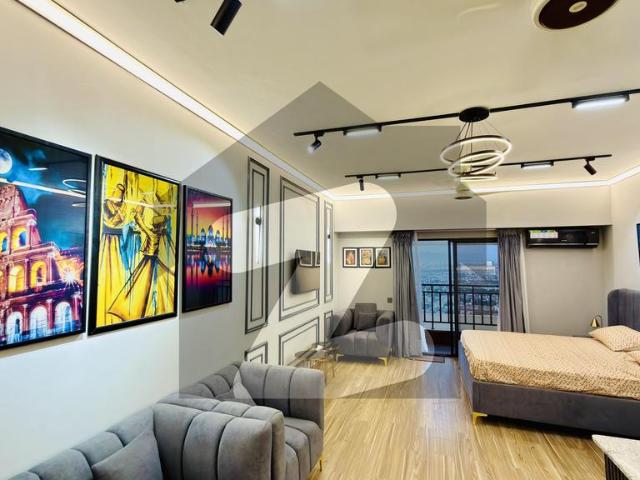 Most Luxuries Studio Fully Furnished Apartment Available For Short Time In Lignum Tower Dha 2 Islamabad Lignum Tower