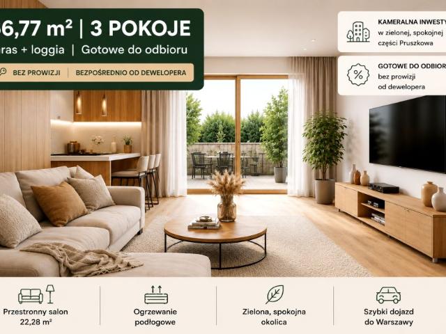 Mostowa 66,65 m², Pruszków