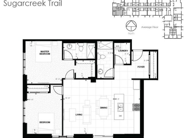 Mosaik 325, 345, 365, 385 2 Bedroom Apartment for Rent at 325 Sugarcreek Trail, London, ON N6H 0K9 West London