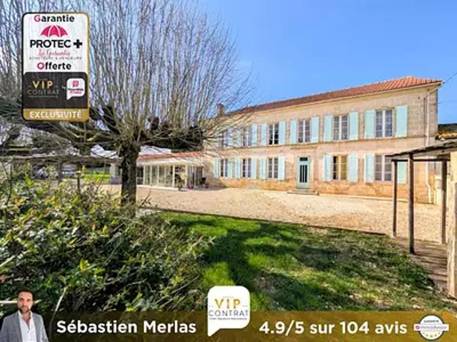 Mosnac 17240 Achat / Vente maison 8 pièces t8 jardin