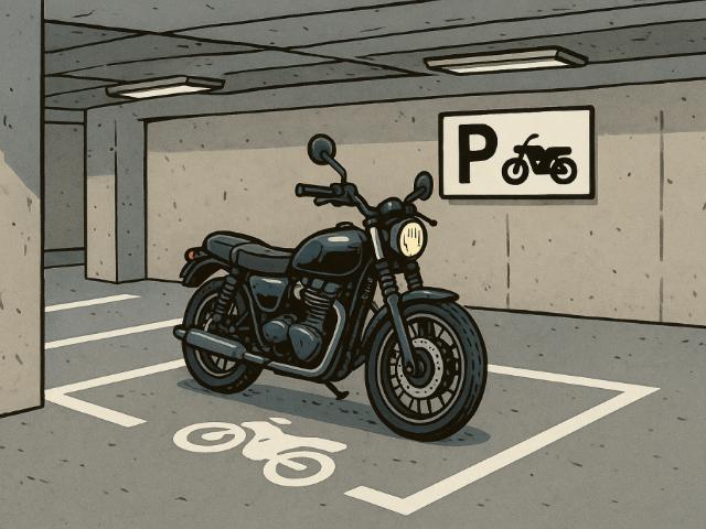 Motorradparkplatz in Einstellhalle zu vermieten im Rain