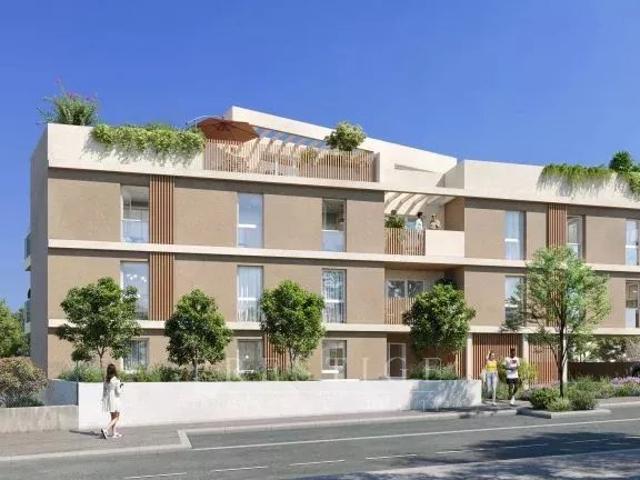 Mouans sartoux, 3 pièces vide à louer avec terrasse et 2 parking