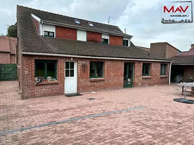 Mouchin 59310 Achat / Vente maison 8 pièces t8 jardin terrasse