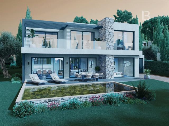 Mougins, Villa contemporaine avec Piscine dans Domaine Privé 163m² Mougins