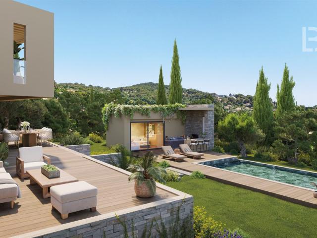 Mougins, Villa contemporaine avec Piscine dans Domaine Privé 279m² Mougins