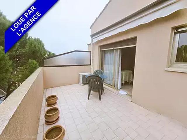 Mougins 06250 Location appartement 2 pièces t2 au dernier étage terrasse