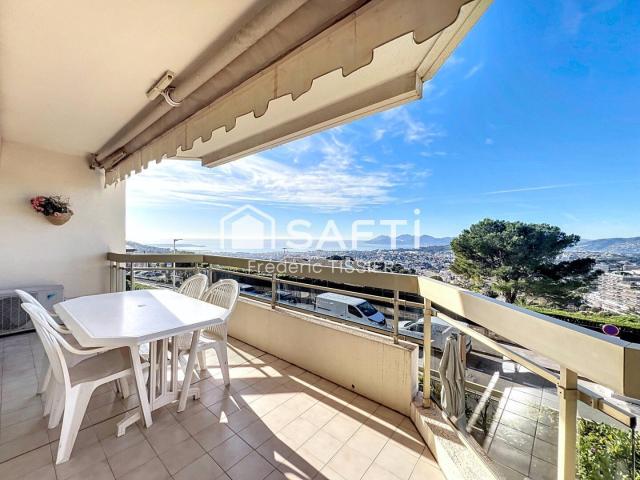 Mougins: 4 pièces avec terrasse vue mer panoramique