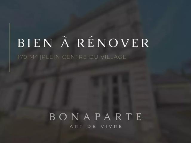 Mouliherne – Maison à rénover avec un incroyable potentiel. 170m² Mouliherne