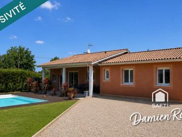 Moulis en médoc – Maison familiale 5 pièces de 131 m² avec piscine
