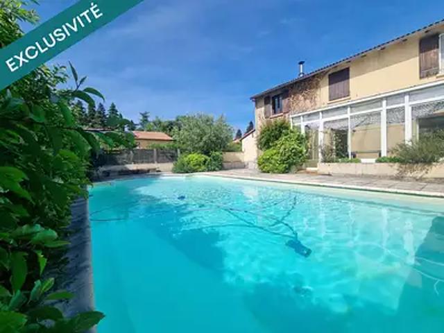 Mours Saint Eusèbe 26540 Achat / Vente maison 8 pièces t8 parking