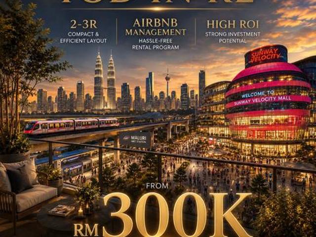MRT Condo 2 Stop to Midvalley 23 R Balcony KLCC View Airbnb