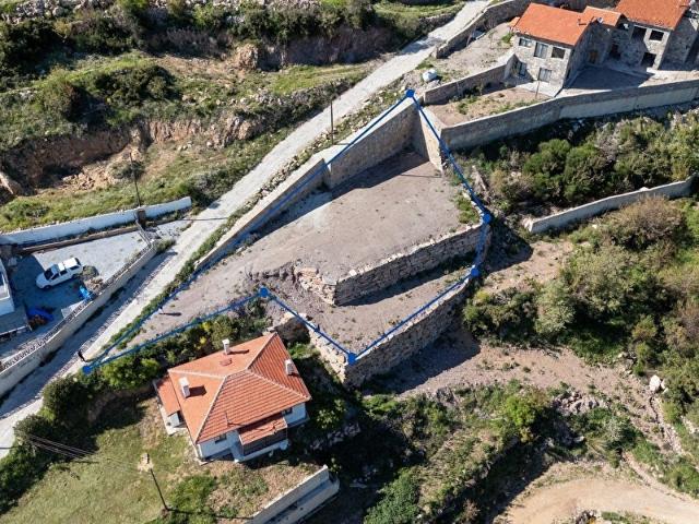 Muğla Zeytinköyde Deniz Manzaralı Projesi Hazır Taş Villa Arsa