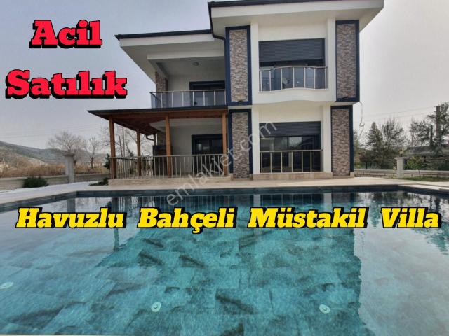 Muğla Dalaman'da Satılık Müstakil Yerden Isıtmalı 4+1 Havuzlu Villa