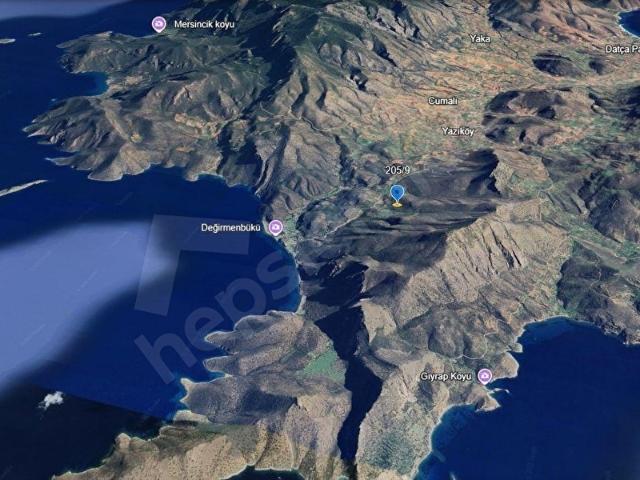 MUĞLA DATÇA DA YAZI MAHALLESİ KARAKULAK MEVKİNDE YATIRIMLIK ARSA