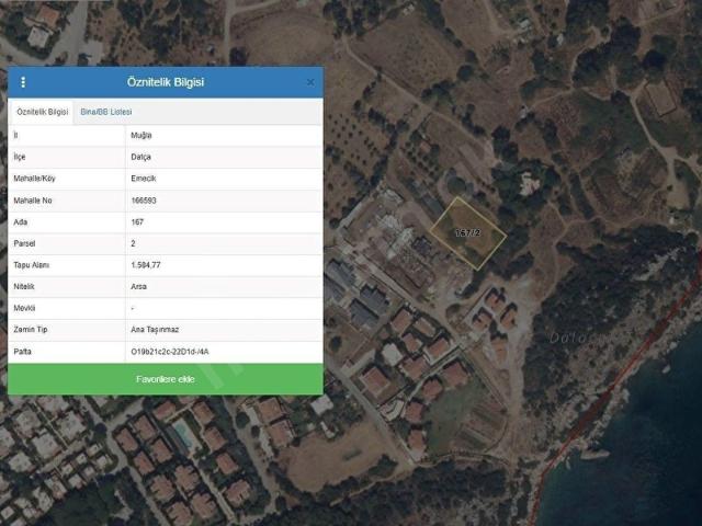 Muğla Datça İmarlı Satılık Arsa