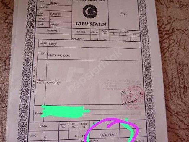 MUĞLA GÜNLÜCE MHSATILIK İMARLI ARSA