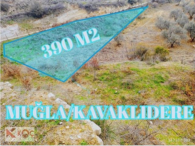 MUĞLA KAVAKLIDERE'DE 390M2 SATILIK ARSA