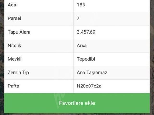 MUĞLA MENTEŞE AKKAYADA ATA SANAYİ SİTESİ CAZİBE BÖLGESİNDE TİCARİ ARSA