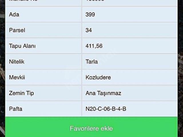 Muğla Menteşe Yeşilyurt Mah. Satılık Tarla