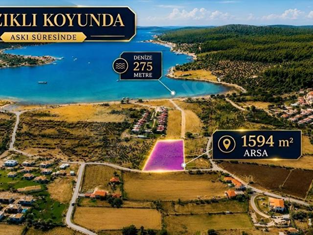 MUĞLA MİLAS KAZIKLIDA DENİZE 250 METRE SATILIK TARLA