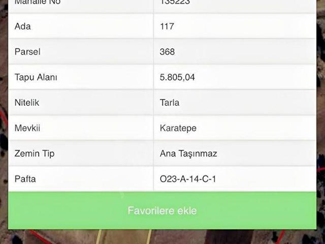Muğla Seydikemer Boğalar Mevkinde 5.805 m2 müstakil tapulu