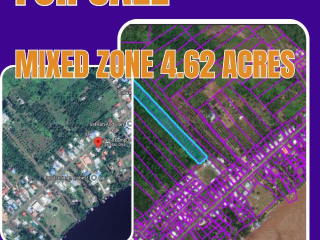 Mukah Oya Dalat Mixed Zone Land For Sale