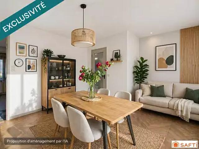 Mulhouse 68200 Achat / Vente appartement 4 pièces t4 balcon parking