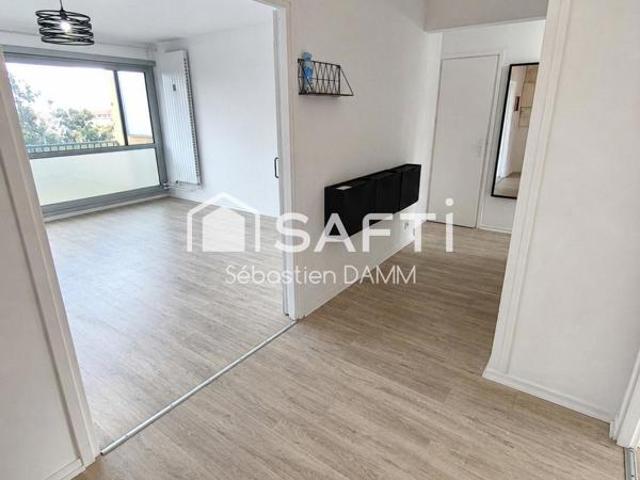 MULHOUSE – Appartement 3 pièces de 75 m² – Dernier étage avec ascenseur – 2 balcons – Garage – Cave