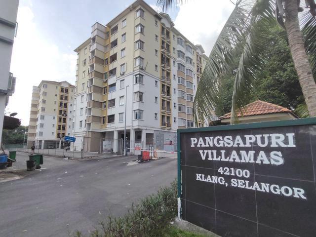 MURAH ADA LIFT Apartment Villamas KG Sungai Pinang Kapar