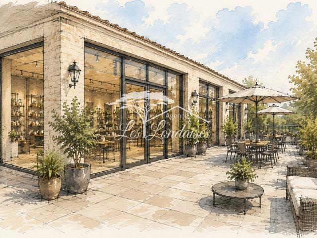 Murs commerciaux à vendre plus de 115 m2 avec vaste terrasse de 160 m2 La Londe les Maures