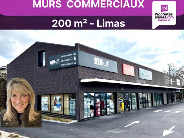 Murs commerciaux libres 200 m² LIMAS