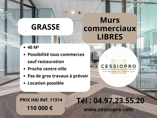 MURS COMMERCIAUX LIBRES GRASSE MATHIAS DUVAL