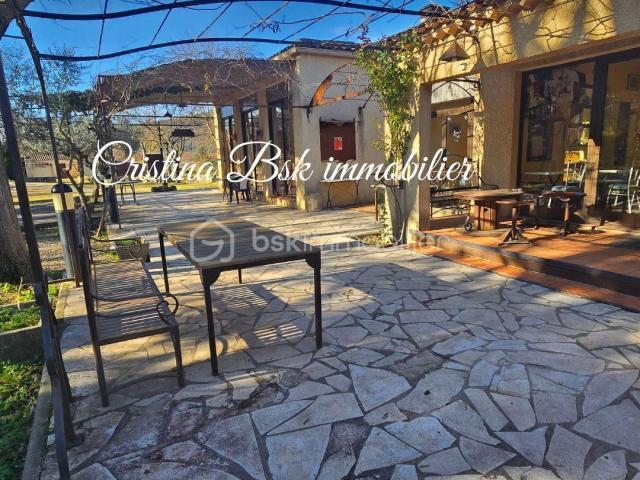 Murs commerciaux 260 m² loués – terrain 2 830 m² périphérie Oraison