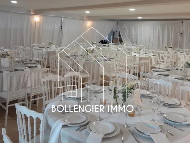 Murs et fonds de commenrce d'une salle de réception et son l