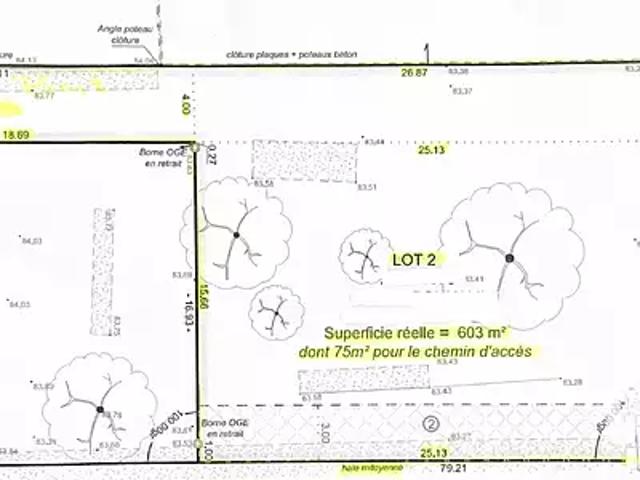 Mûrs Erigné 49610 Achat / Vente terrain