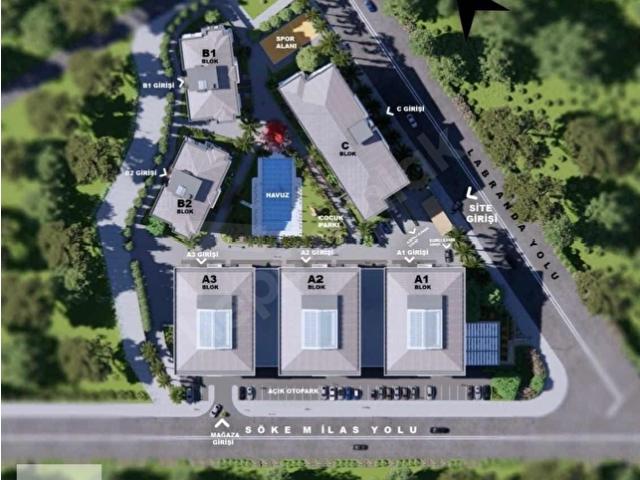MUSTAFA KAYAALP'TEN GÜNEŞ MAH 2+1 PROJEDEN SATILIK DAİRE