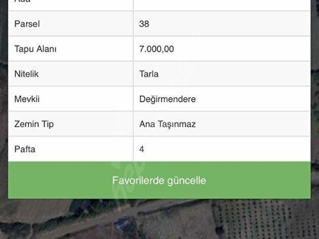Mustafakemalpaşa Karaoğlan'da Yatırımlık 5600m Tarla